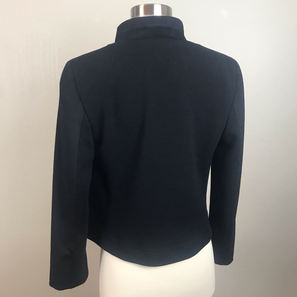 Akris Punto Black Wool Angora Cashmere Jacket - Picture 2 of 8